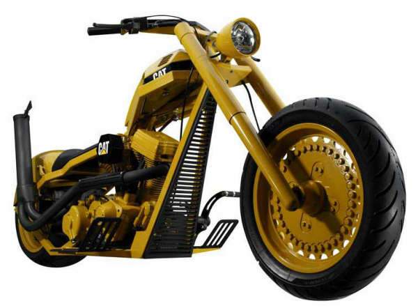 American chopper cheap caterpillar bike